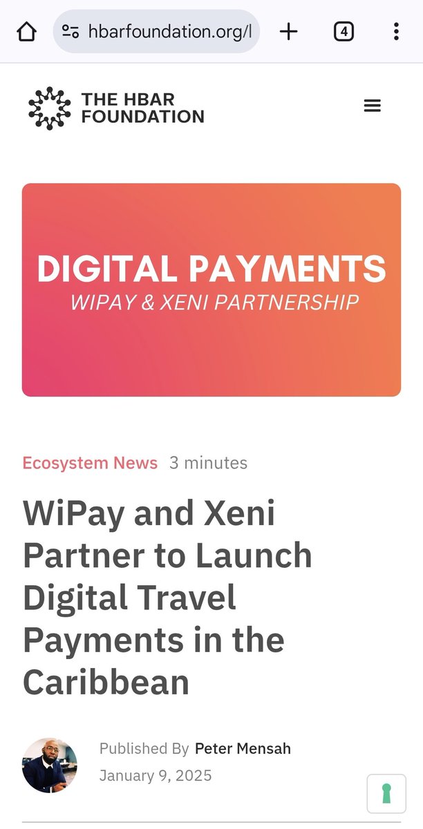 Control_Alt_BTC's tweet photo. Caribbean Settlement Network (?)
Hedera 🤝 WiPay 🤝 EMTECH
#Hedera #CBDC #WiPay #Emtech $HBAR #Xeni #Caribbean #Accenture @hbarTaTa https://t.co/LeJFMLUUXS