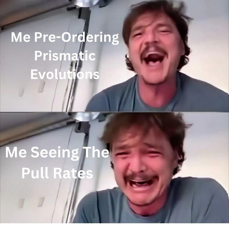 charmfarmcraft's tweet image. True fillings 😂 comment if you are feeling the same #Pokemon #prismaticevilutions #pokemonfail