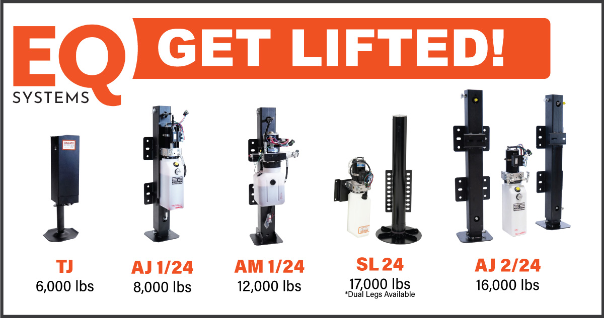 equalizersys's tweet image. EQ Systems Hydraulic Jacks makes lifting &amp;amp; disconnecting from your trailer a breeze!
Visit EQSystems.us for more info! 
#Getlevel #horsetrailer #levelingsystems #liftingsystemsOur AM &amp;amp; AJ Single Leg Trailer Jacks Get bit.ly/48YBFBE