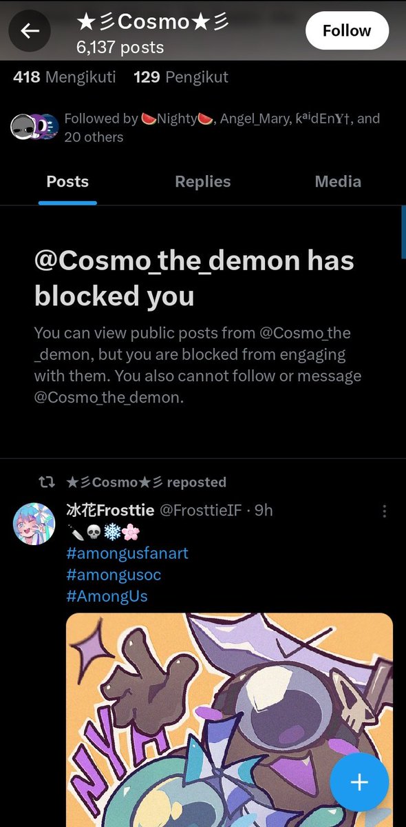 My girlfriend just block me and I feeling heart broken...i-i don know what wrong I just text my girlfriend but she keep quite...

And I was stunned she really hate? Or make me sad forever?no
She wanna find better than me

So...I feel sad forever...thank you Cosmo you betrayed....