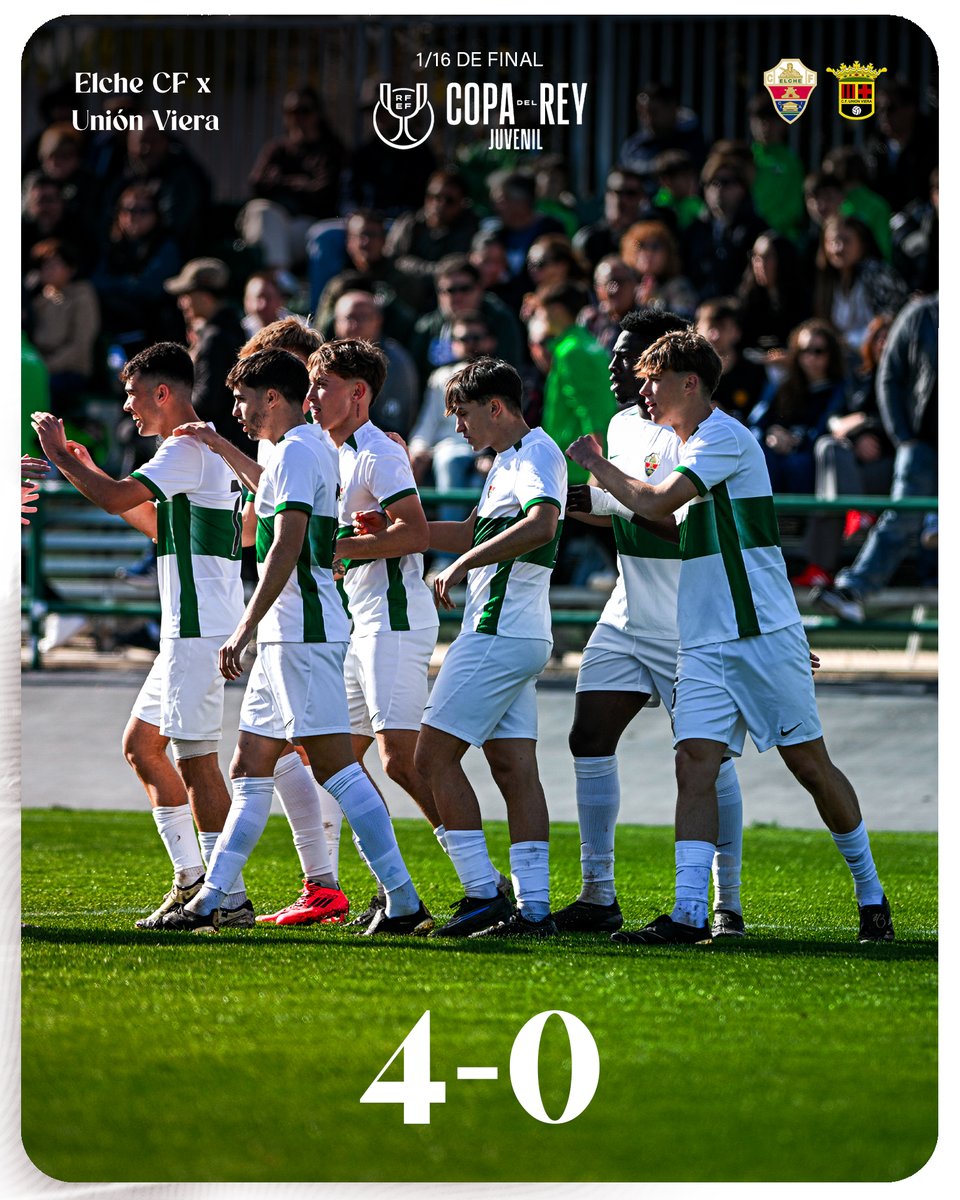 futbolbaseECF's tweet photo. 🔥 ¡𝑨 𝑶𝑪𝑻𝑨𝑽𝑶𝑺! 🏆

Los nuestros se imponen a los canarios y disputarán otra ronda de la #CopaDelReyJuvenil 

¡Vamos! 💚 https://t.co/1p0kv55BBH