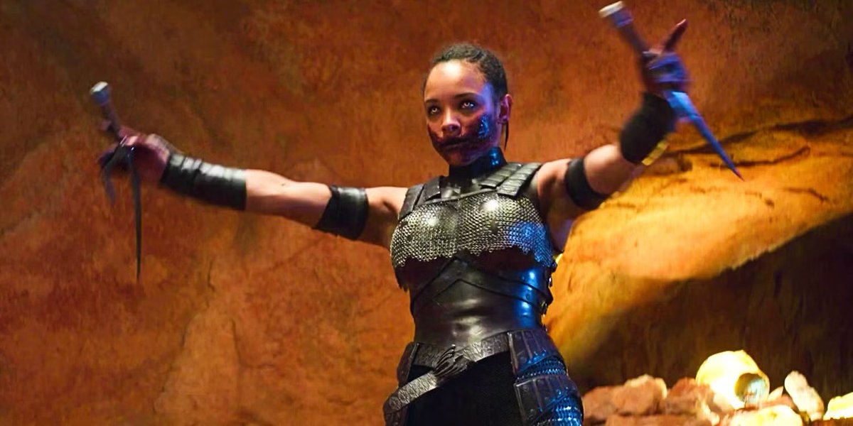 I dont care if yall get mad, not only was this the worst design for Mileena; she should have had an Asian actress. She is NOT black.