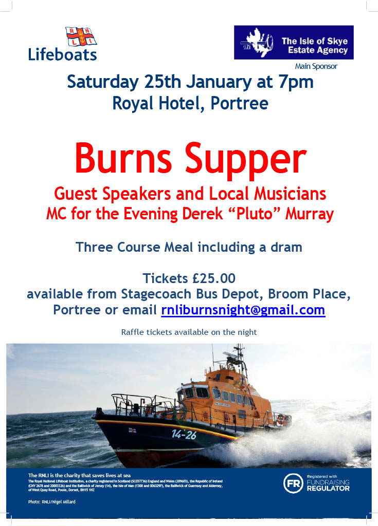 Portree Lifeboat Fundraisers (Skye & Raasay) tweet media
