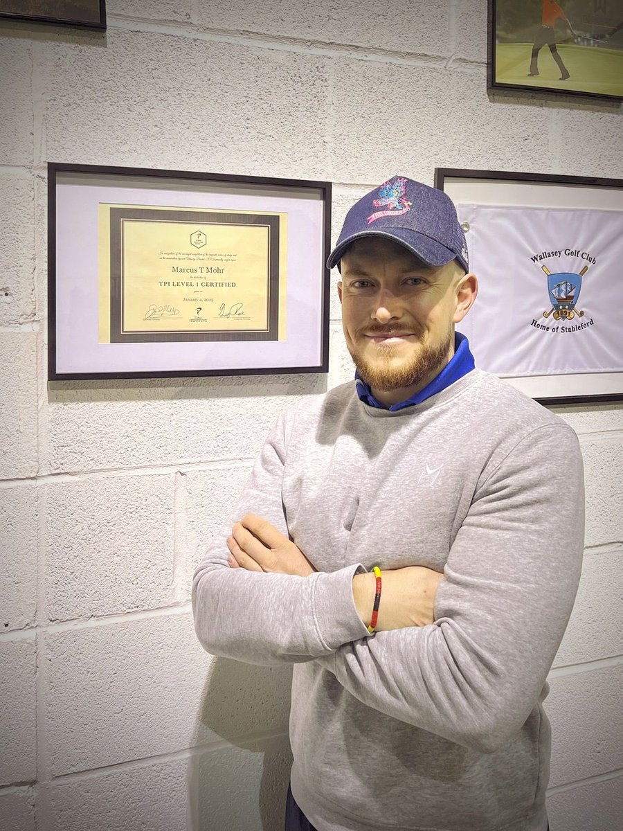 marcusmohrgolf's tweet photo. Exciting news! I’m officially TPI certified! 
What is your golf fitness handicap? 🏌️‍♂️ Whether you’re looking to improve your swing, mobility, stability or overall performance, I’m here to help you play better for longer. Let’s get started! ⛳ #TPI #GolfCoach #GolfFitness https://t.co/C7JXXRHMKZ
