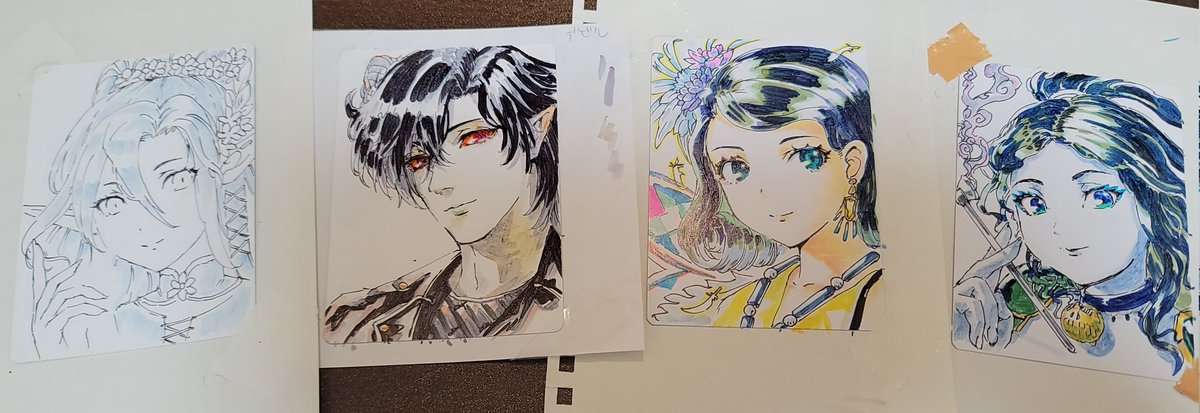 時間があったので、ちょっと進めた😊
#artistproof 