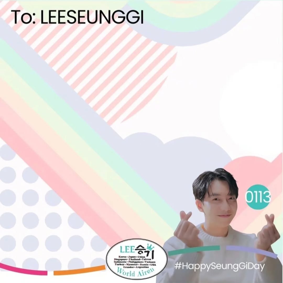 TriantafylliaLk's tweet photo. Printscreen and crop Write your birthday message and post on Instagram on 13 January 2025

Remember to keep your profile public and use the birthday hashtags so that Seung Gi can read it.
#대가족 #AIREN #WorldAiren 
#HappySeungGiDay #LeeSeungGi1301 #이승기생일축하해요
 #LSGKWA https://t.co/wi0IY97S3p