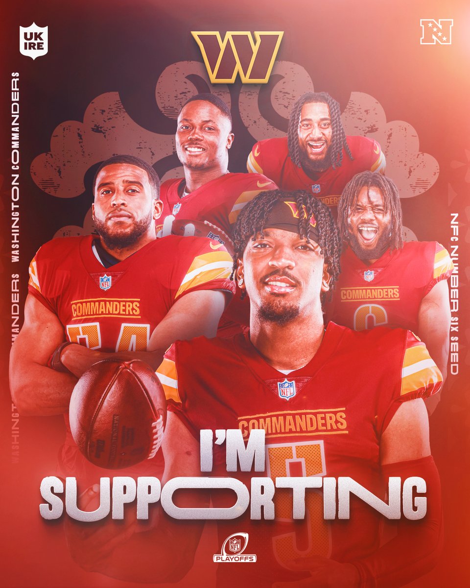 Rookie Jayden Daniels and the <a href="/Commanders/">Washington Commanders</a> head to Tampa tonight! 

Repost if you're backing Washington in the Playoffs!
