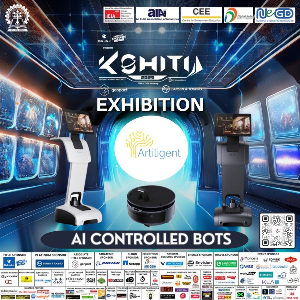 Experience the future of automation at the Artiligent exhibition! Dive into a world of innovation.
Be part of this extraordinary exhibition at Kshitij 2025 and see the revolution unfold before your eyes.

Secure your spot now: ktj.in/Accommodation

#ArtiligentAI #Kshitij2025