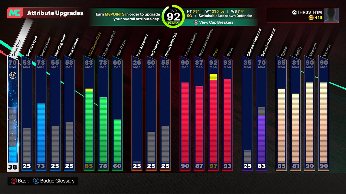 THR33H1M's tweet image. My Switchable defender builds tell me which one yall think is the best 
#2k25 #switchable #NBA2K25 #upcomingcontentcreator
#contentcreator #youtuber #THR33H1M #streamer