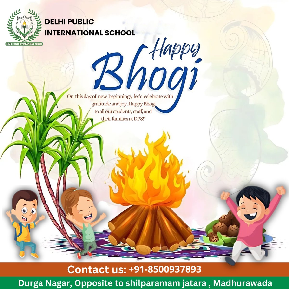 DelhiVizag79389's tweet photo. 🌟 HAPPY BHOGI 🌟
On this day of new beginnings, let’s come together to celebrate with gratitude and joy. 🌾✨

Happy Bhogi to all our students, staff, and their families at Delhi Public International School (DPS)! 💙

📞 Contact Us:
+91-8500937893

#HappyBhogi #DPSVisakhapatnam https://t.co/IN3FBJAXST