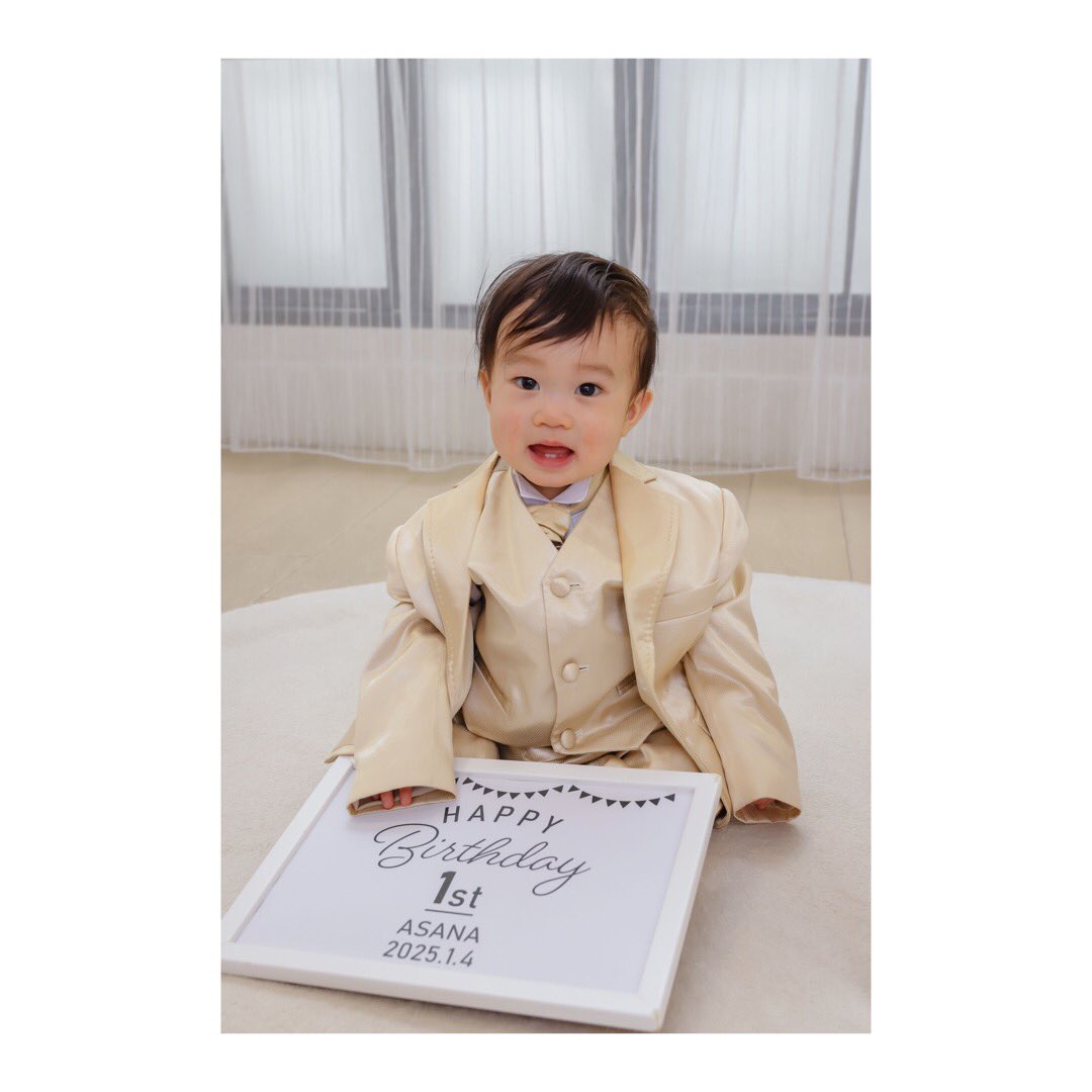Yosuke_archi's tweet photo. 祝、朝雫1歳！
これからも家族みんな健康でありますように！ https://t.co/W2j4rU8KuW