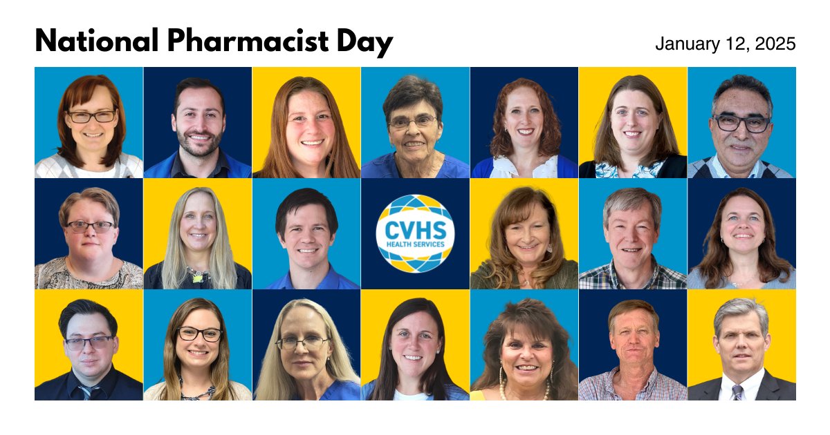 Celebrating our exceptional CVHS pharmacists today on #NationalPharmacistDay!

Their dedication to providing patients with quality care and medication guidance is truly invaluable. Thank you for all that you do!