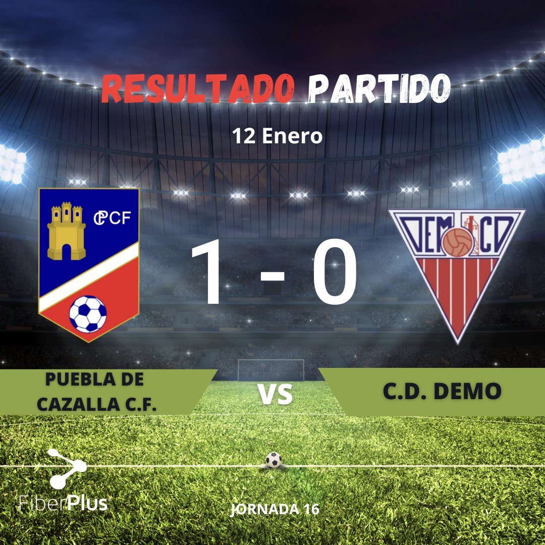 PueblaCazallaCF's tweet photo. Final del partido Puebla 1 - 0 Demo 👏
Terminamos el partido con victoria de nuestro equipo rojiazul ❤️💙
Empezamos bien la segunda vuelta 💪
#fiberplus #segundaandaluza #puebladecazallacf #futbol #victoria https://t.co/jRp3zwyJxp