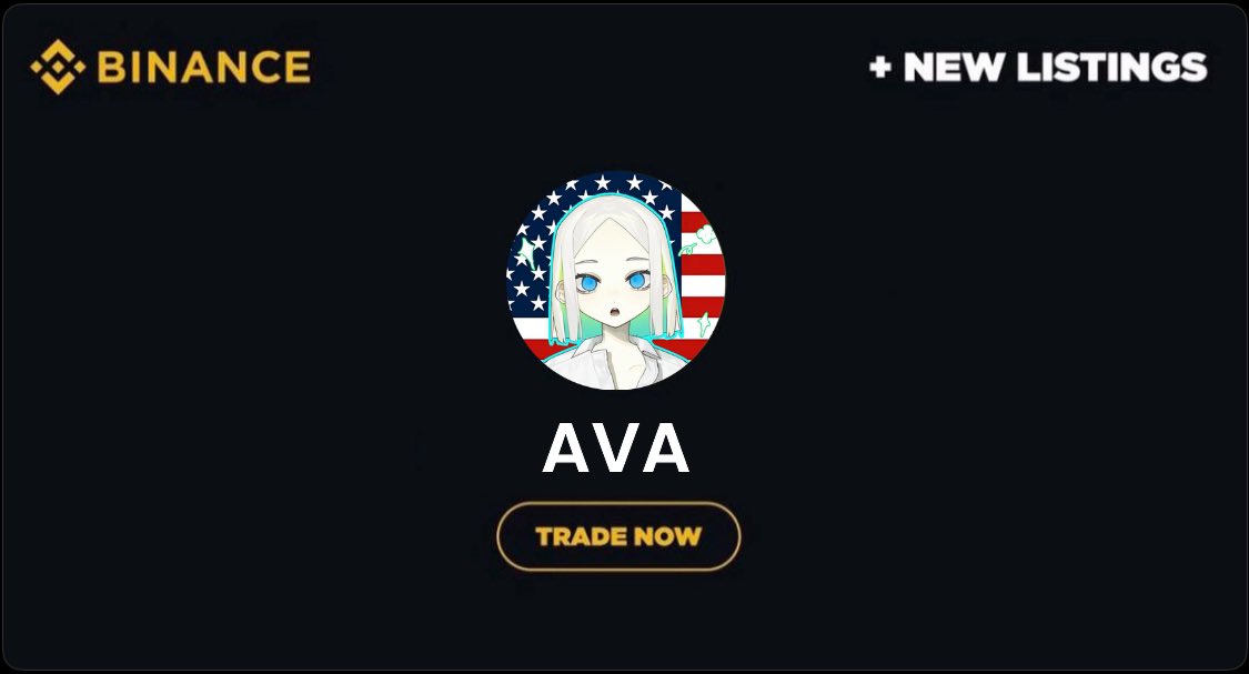 MidnightCrypt0's tweet image. Is this a dream or reality?! 

$AVA listing on Binance, which means there could be a significant influx of funding, greatly impacting the price and the overall potential of the coin.

@AVA_holo 

#Binance #BinanceAlpha #MEMEAI