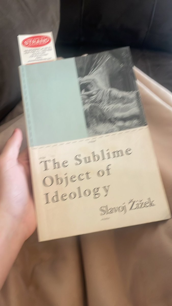 starting to read this book people say its zizeks masterpiece but im not the biggest fan of his writing i like lacan tho