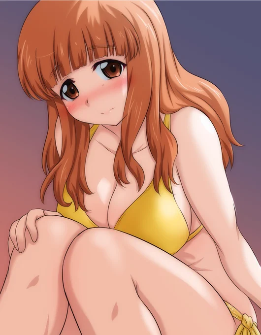 #週末ガルパンお絵描き120分一本勝負 #週末ガルパンお絵描き120分一本勝負20250112 超久しぶりのさおりん☆ 