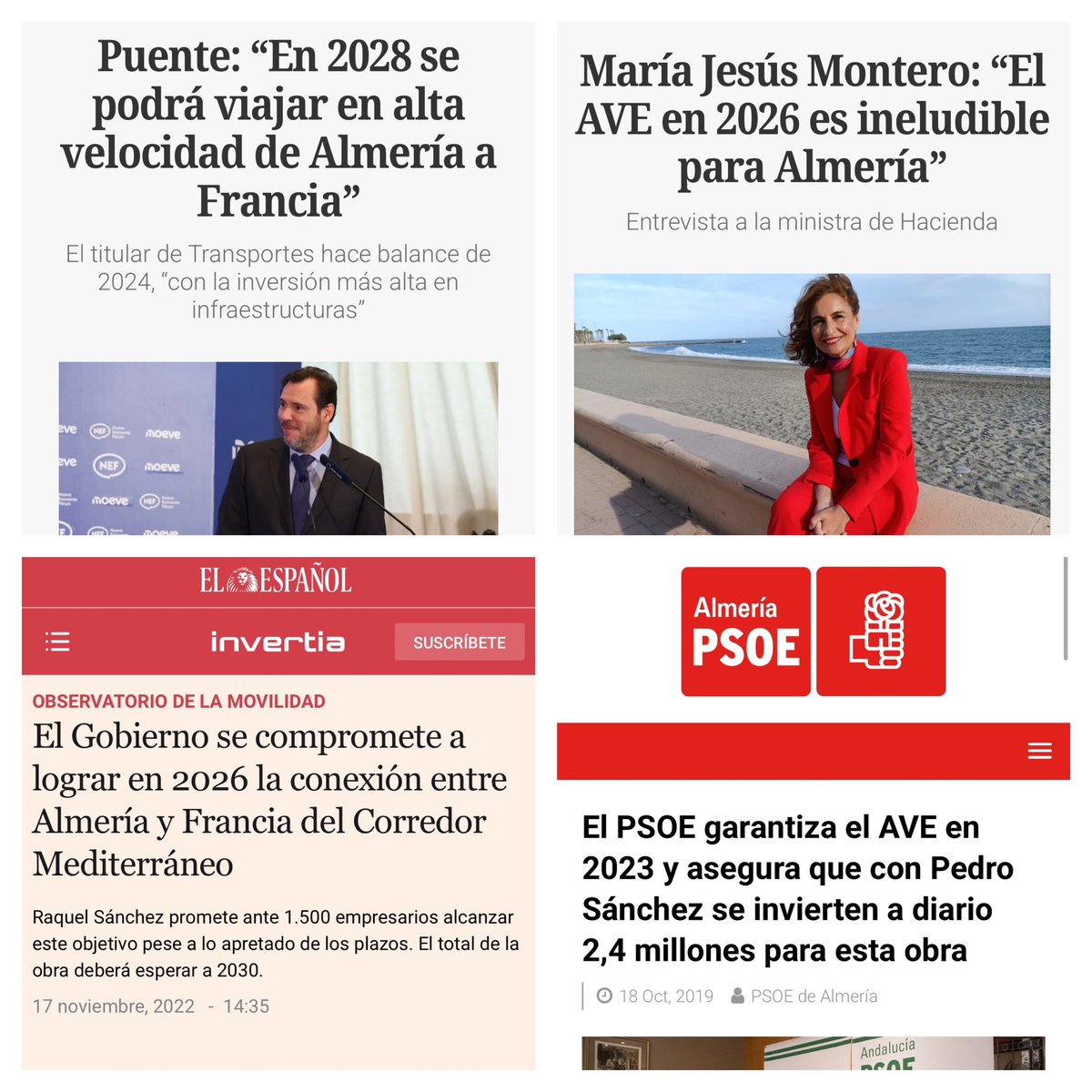 Pero tú piensas que el PSOE lleva años riéndose de los almerienses porque eres un franquista.