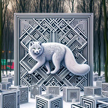 TheBlankApp_'s tweet photo. Yesterday’s winner 

🐾 Therian artic cat
⚪ White
🌲 Forest https://t.co/nPiDWXio1D
