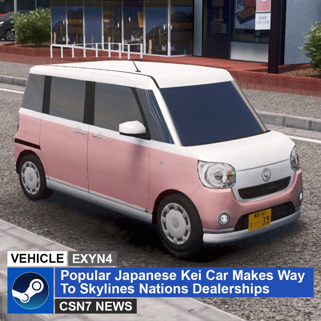 CSN__7's tweet image. The small, compact and popular Daihatsu Move Canbus from Japan has made its way to #CitiesSkylines via @kombu_oicity 
steamcommunity.com/sharedfiles/fi…