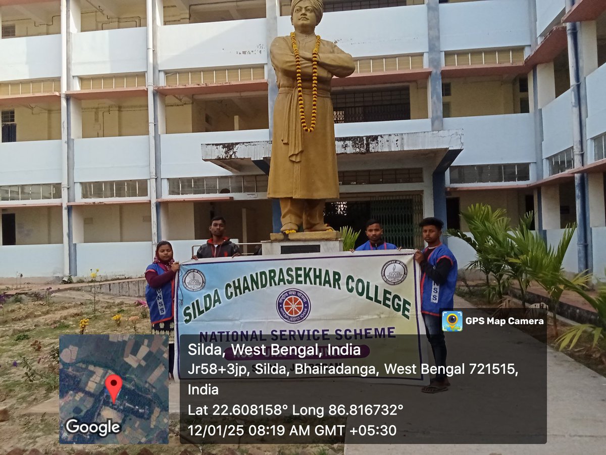 SildaIi's tweet photo. Program: Observance of 'National Youth Day' 
Date: 12th January,2025
Organized by Silda Chandrasekhar College NSS Unit https://t.co/3V2EeOZPNE