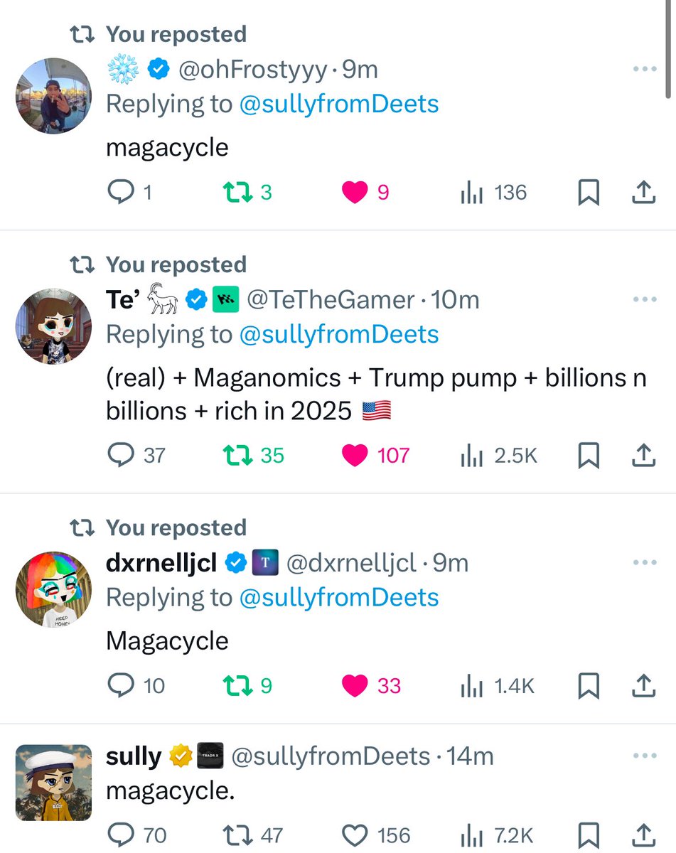 sullyfromDeets's tweet image. This is exactly what I needed my timeline to look like on a Sunday morning 😅

gm family 🙏

I might give away a small 0.5 SOL to someone today - stay posted