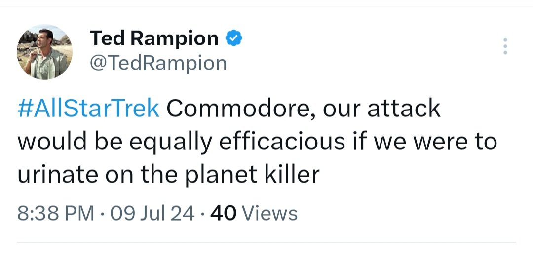TedRampion's tweet image. #AllStarTrek #TheDoomsdayMachine