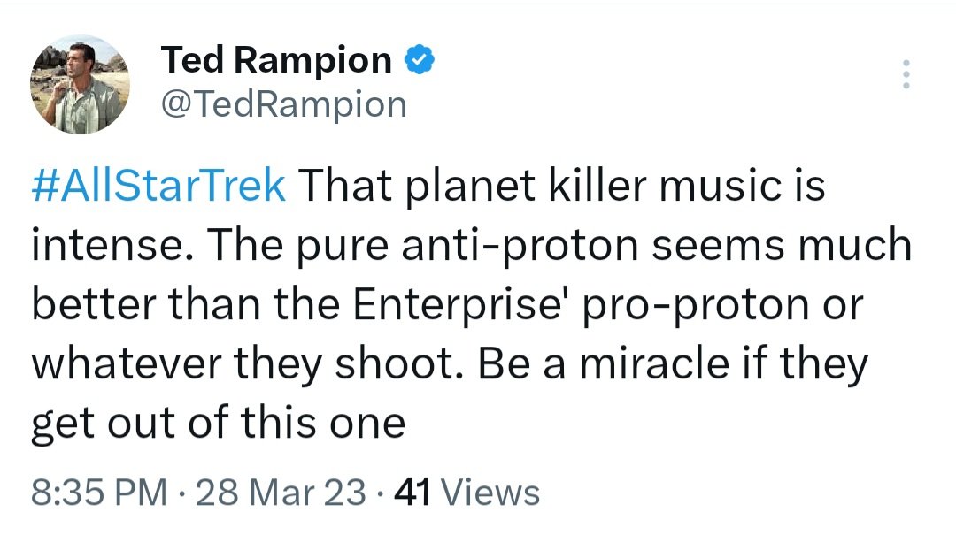 TedRampion's tweet image. #AllStarTrek #TheDoomsdayMachine