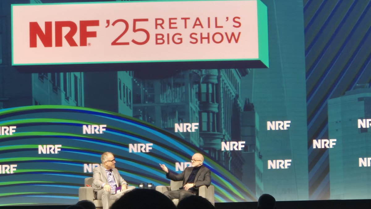 Great to learn the back story of Burberry's CEO Joshua Schulman and how he started his career as an intern for Mark Jacobs at Perry Elis
#NRF2025 #RetailVoices