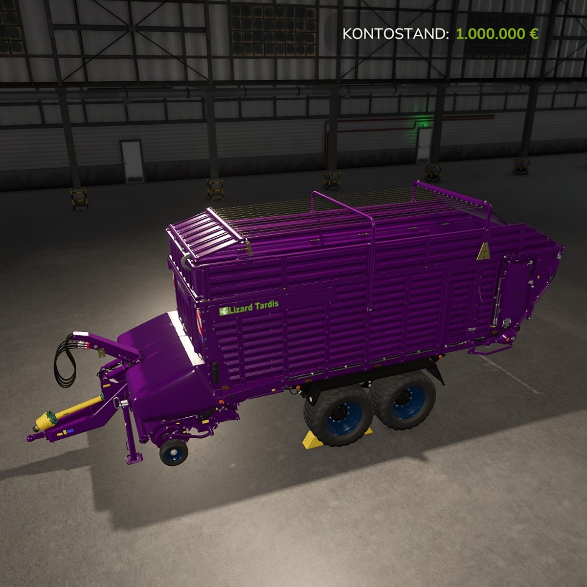 Momentan arbeite ich am Update für mein Lizard Tardis Pack. Es gibt volle Farbwahl für alle Hänger mit benutzerdefinierten Farben. Außerdem soll ein Mähdrescher dazu kommen. Wird aber noch etwas dauern, weil ich morgen nach England zum LAMMA Event fahre.