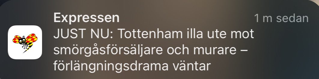 Haha! Oslagbar pushnotis.