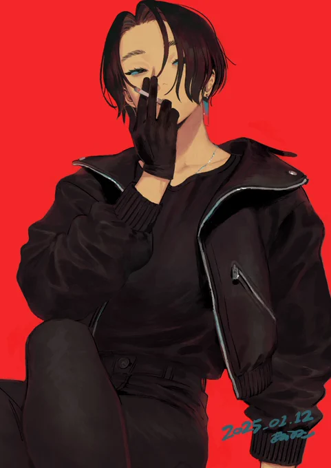 真っ黒女 