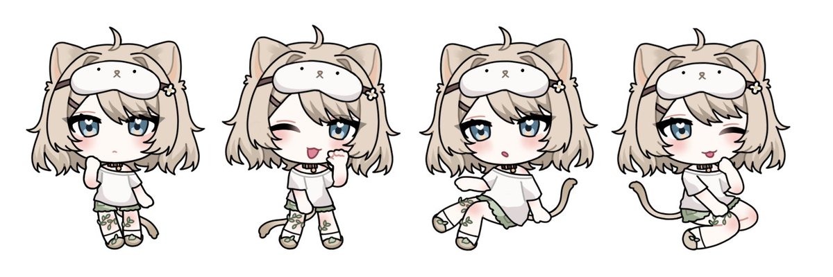 miu_chaa's tweet image. chibi bundle for @liefvt ✿