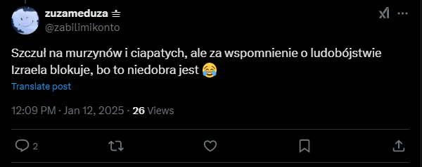 MarecPawel's tweet photo. @zabilimikonto @Berrgamote A nie masz? Ty już wcześniej miałas ALE do Bostona za nim wyszło ze to żydek, że brzydko pisze na czarnych/ciapatych, podobnie jak do Adama Gwiazdy, że pisze o przestepstwach kolorowych imigrantow w Europie. ale ty nie masz 🤡 https://t.co/yEZfoiiWg3