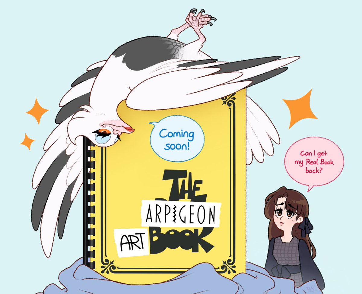 Ra_sketch's tweet photo. Coming soon: the free Arpigeon artbook!

I'll be a digital artbook full of sketches, character illustrations and of course the intro comic, with a ravishing cover and maybe we throw in a daring pin-up poster of Cassidy? (Don't bet on that last one...)

#Arpigeon #comics #artbook https://t.co/uU55JoAtRF
