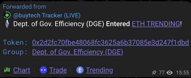 Dept. Of Gov. Efficiency (DGE Fan Club) tweet media