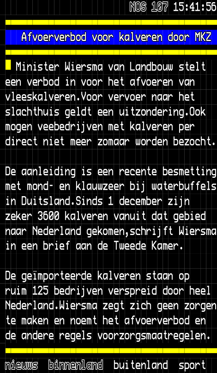 EKnuyt's tweet photo. Het is natuurlijk sowieso absurd dat hier #kalveren uit andere landen geïmporteerd worden. Terwijl elke #melkkoe in NL zelf jaarlijks een #kalf krijgt en we daardoor al een overschot aan kalveren hebben !
En maar slepen met virussen door #Europa !
#MKZ
0https://nos.nl/ttapp https://t.co/vTa1XS2Lxs