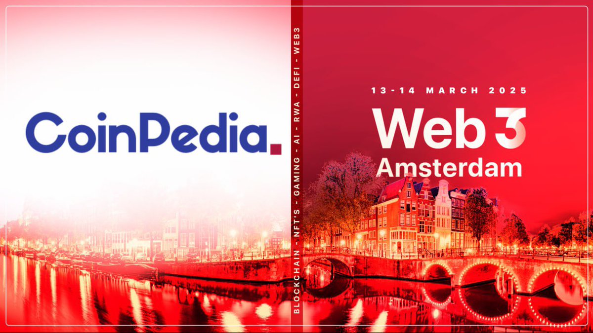 web3_warsaw's tweet photo. 📢 We’re excited to announce that @CoinpediaNews is one of our Media Partners at Web3 Amsterdam!

🚀 Tap into the transformative vision of a media powerhouse at the forefront of Web3 evolution.

🎟 Grab your ticket with CODE: web3  
https://t.co/kG8YQiKn3i https://t.co/vXQqwvtL83