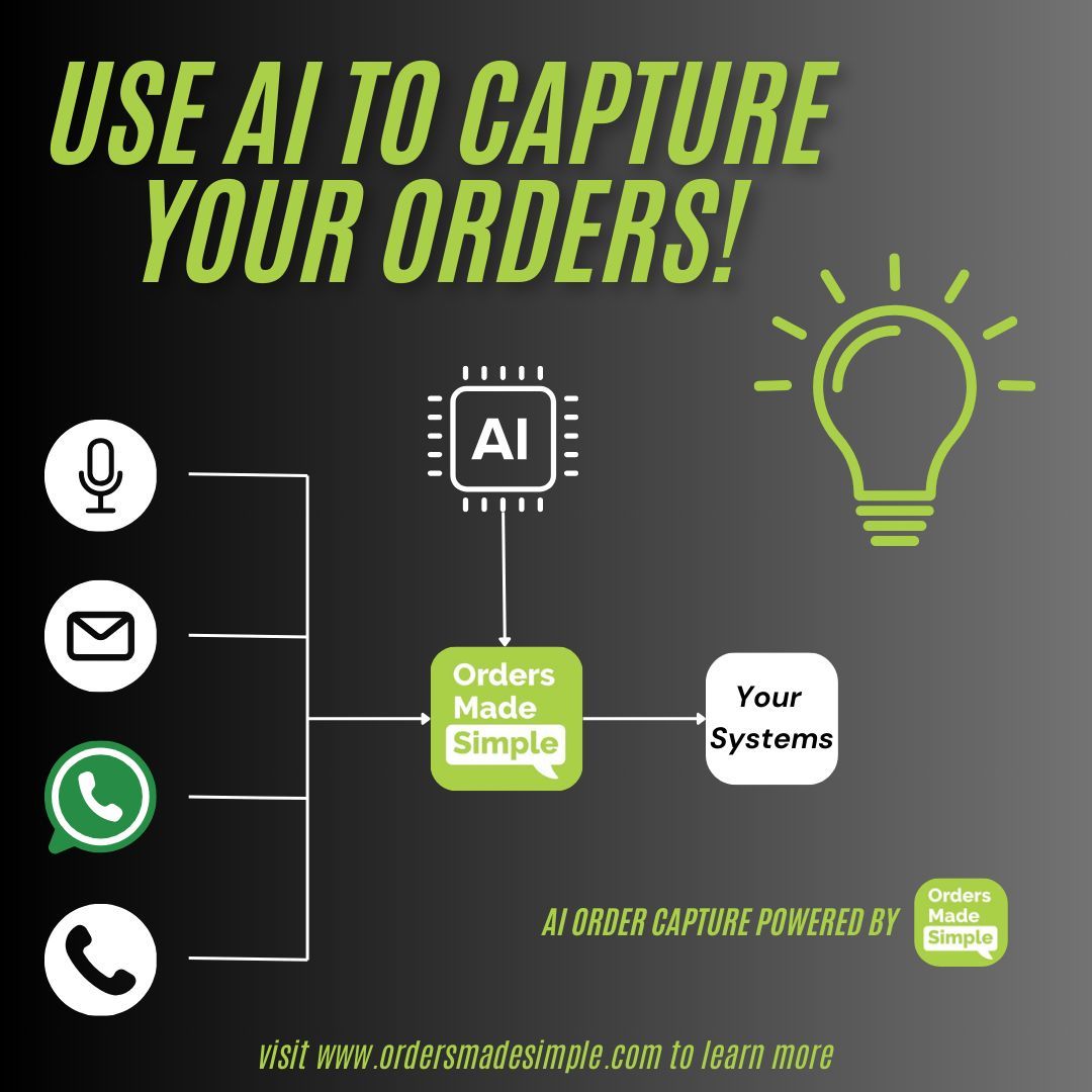 📢 Attention Hospitality Suppliers and Distributors!

Automate order processing with OMS AI Order Capture. Streamline orders from emails, WhatsApp, and calls directly into your system.

✅ Save time
✅ Reduce errors
✅ Impress customers

Interested? Message us to discover more!