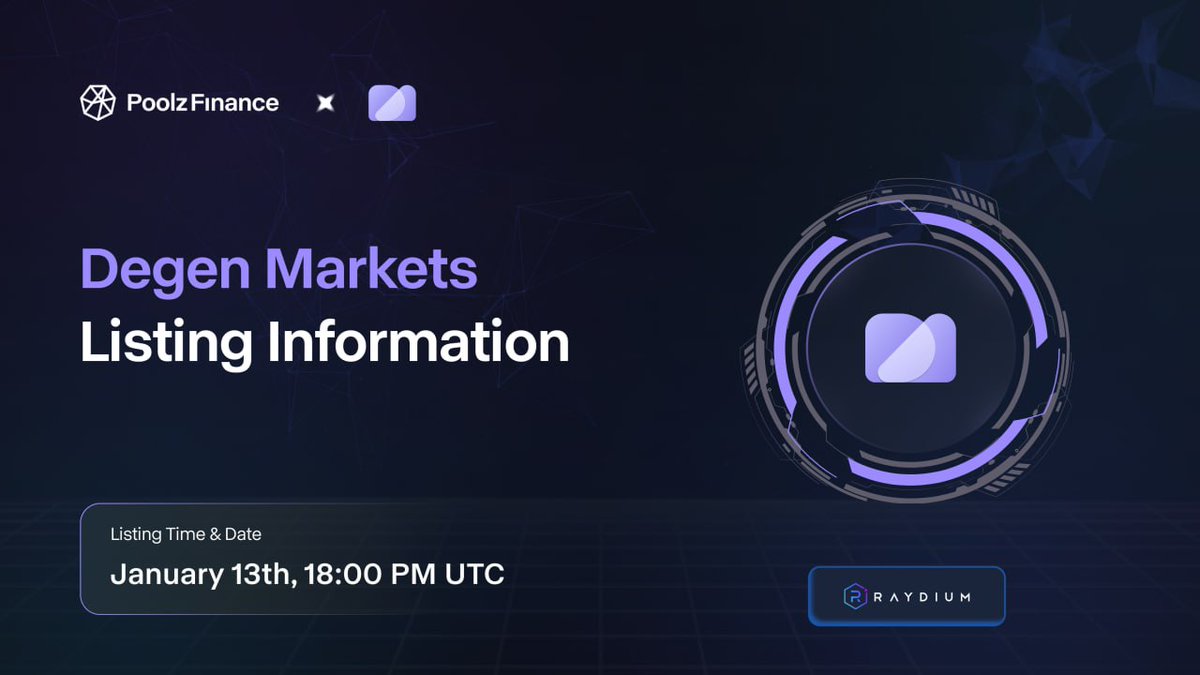 WiseCrypto_'s tweet photo. 🔥 @DEGEN_MARKETS $BETAI is Here! The Next Big DeFi Gem! 🔥
📅 Mark your calendar: Jan 13, 18:00 PM UTC – $BETAI TGE goes live on @solana Chain! 🚀
💎 Why $BETAI is a must-have:
- 100% TGE Airdrop: Get your full allocation of $BETAI tokens right away!
- Low FDV: Massive upside potential for early adopters!
- Trade seamlessly on @RaydiumProtocol DEX!
- @Poolz__ Refund Policy!
This is your chance to be part of a revolutionary project! Add $BETAI to your wallet and ride the wave to the top! 🌊📈
#DeFi #Solana #TGE #Airdrop #Crypto #Blockchain #AI