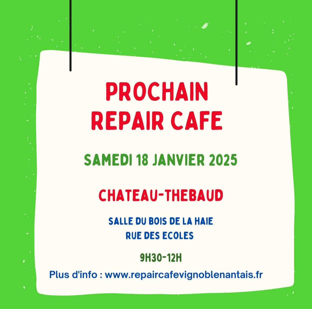 Repair Café du Vignoble nantais tweet media