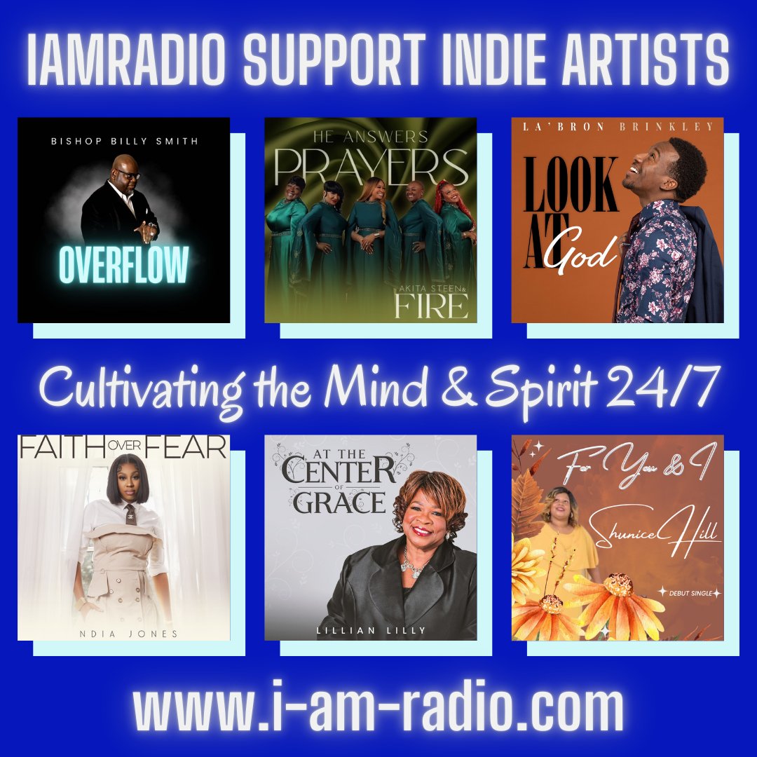iAMradio SUPPORT INDIE ARTISTS = where we Cultivating the Mind and Spirit - i-am-radio.com #makingadifference #radiopersonality #goodvibes #gospelradio #internetradio #trictalks #iamradiointl #empowering