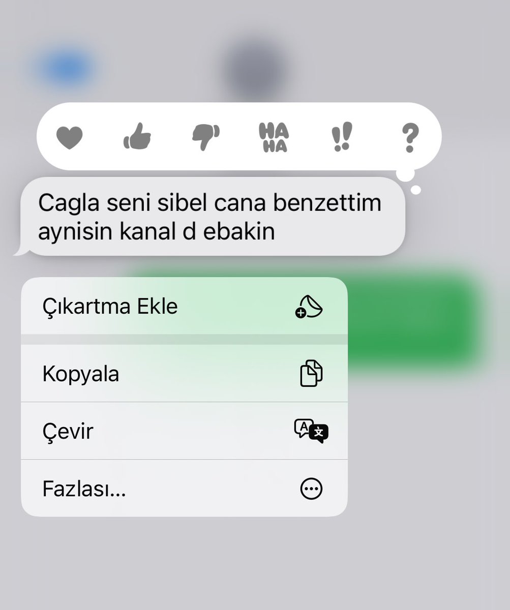 cglcnn's tweet photo. Büyük teyzeden 1 yeni mesaj https://t.co/qo5LMca5kz