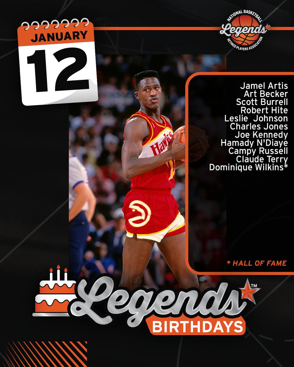 NBA Alumni 🏀 (@nbaalumni) on Twitter photo Join us in wishing a HAPPY BIRTHDAY to these #NBA and #WNBA Legends including <a href="/Hoophall/">Basketball HOF</a> Inductee <a href="/DWilkins21/">Dominique Wilkins 🏀</a> 🎉
#LegendsofBasketball #NBABDAY #WNBABDAY #HOFBDays Join us in wishing a HAPPY BIRTHDAY to these #NBA and #WNBA Legends including <a href="/Hoophall/">Basketball HOF</a> Inductee <a href="/DWilkins21/">Dominique Wilkins 🏀</a> 🎉
#LegendsofBasketball #NBABDAY #WNBABDAY #HOFBDays