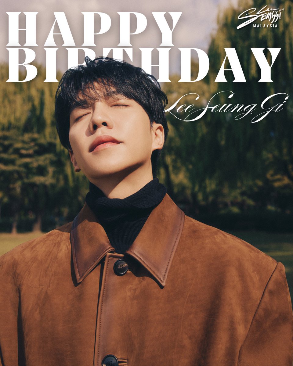 Happy Birthday, Seung Gi! @leeseunggi_official 
Wishing the most amazing and talented artist a year filled with happiness, health, and success. Enjoy your day to the fullest, and know that we’ll always be here, cheering you on. Happy Seung Gi Day ❤️ 
#leeseunggi #이승기 #李昇基