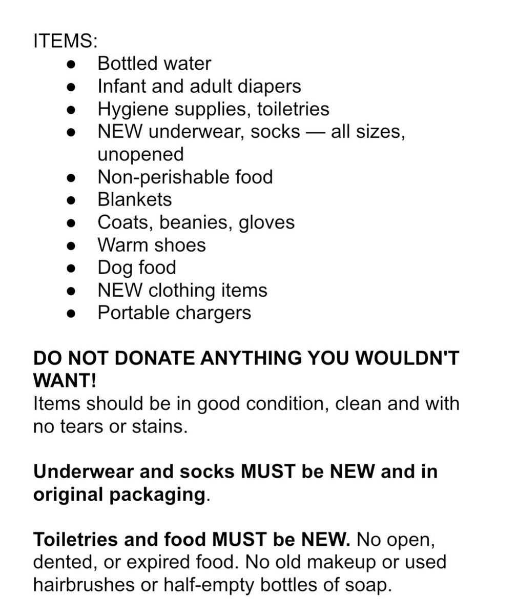 taliaotg's tweet photo. Consolidated donation item requests for people displaced by the Allerton apartments fire in the Bronx: https://t.co/pK5SCeMyYL