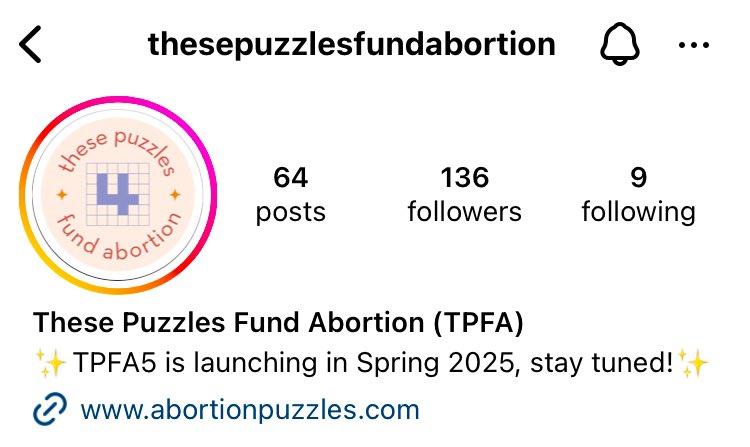 These Puzzles Fund Abortion tweet media