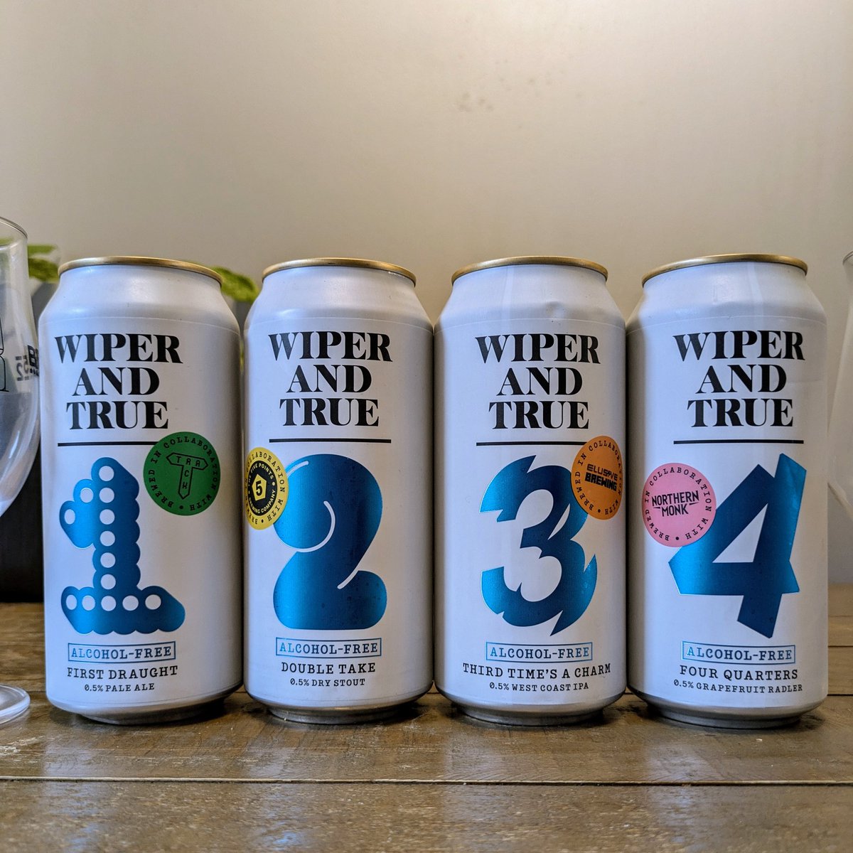 Adam Graver (@thebrewodyssey) on Twitter photo FA Cup Sunday and I'm working my way through four knockout beers from <a href="/WiperAndTrue/">Wiper and True | Beautiful Beer</a> and friends.
Pale Ale with @trackbrewco
Dry Stout with <a href="/FivePointsBrew/">The Five Points</a>
West Coast IPA with <a href="/ElusiveBrew/">Elusive Brewing</a>
Grapefruit Radler with @NMBCo
Have you had these yet? Which was your favourite? FA Cup Sunday and I'm working my way through four knockout beers from <a href="/WiperAndTrue/">Wiper and True | Beautiful Beer</a> and friends.
Pale Ale with @trackbrewco
Dry Stout with <a href="/FivePointsBrew/">The Five Points</a>
West Coast IPA with <a href="/ElusiveBrew/">Elusive Brewing</a>
Grapefruit Radler with @NMBCo
Have you had these yet? Which was your favourite?