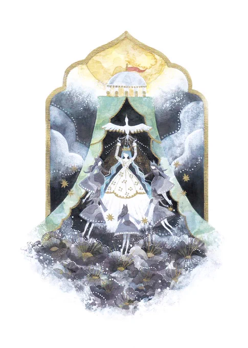 仄かな希望とひと匙の哀感のある物語を描いています#ファンタジー絵師が集まるタグ 