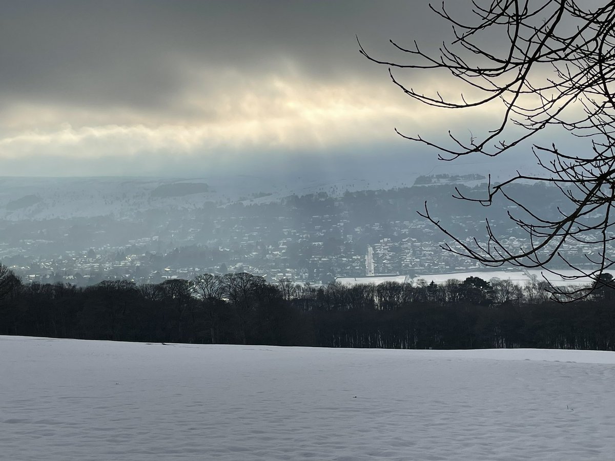 An Ilkley Diary (@anilkleydiary) on Twitter photo View of Ilkley today from Middleton. View of Ilkley today from Middleton.