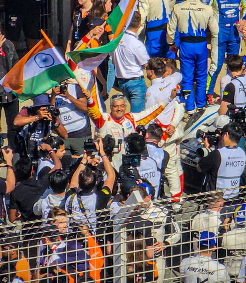 Big moment for India #AKRacingTeam #AjithSir